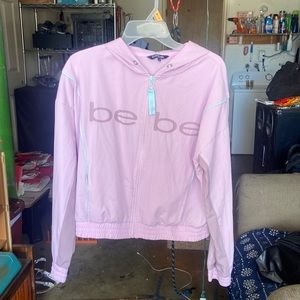 Baby pink BEBE wind breaker